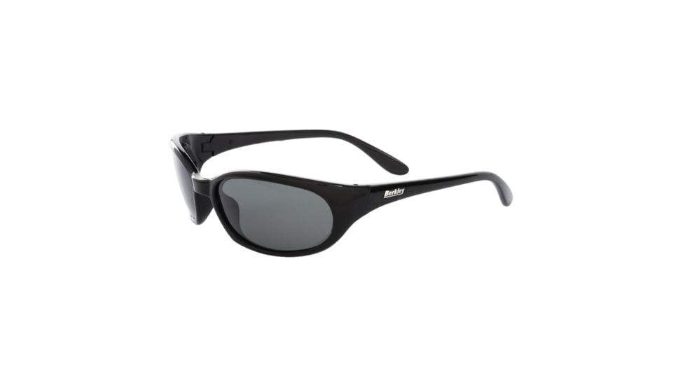 Berkley Eufaula Sunglasses, Black Frame, Grey Lens, 1416021
