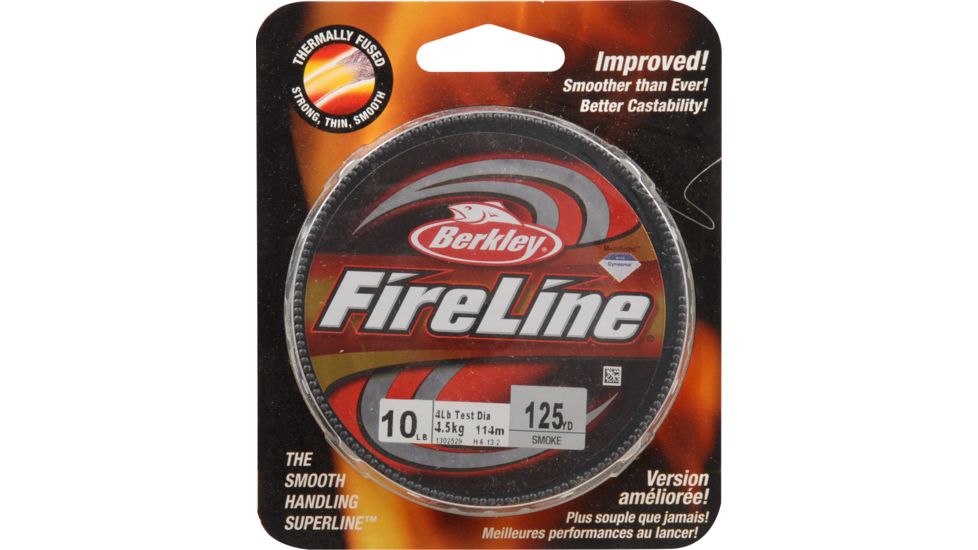 Berkley Fireline Fused Original Smoke 125 yd - 10lb Test Fishing Line 121453