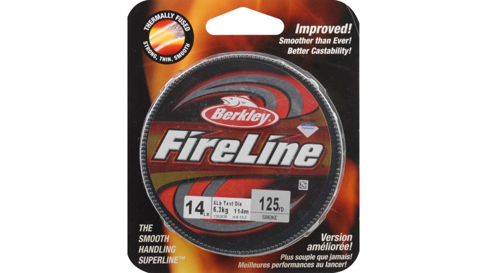 Berkley Fireline Fused Original Smoke 125 yd - 14lb Test Fishing Line 121448