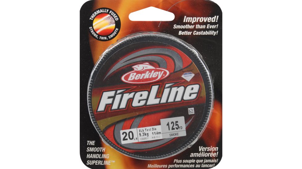 Berkley Fireline Fused Original Smoke 125 yd - 20lb Test Fishing Line 121449