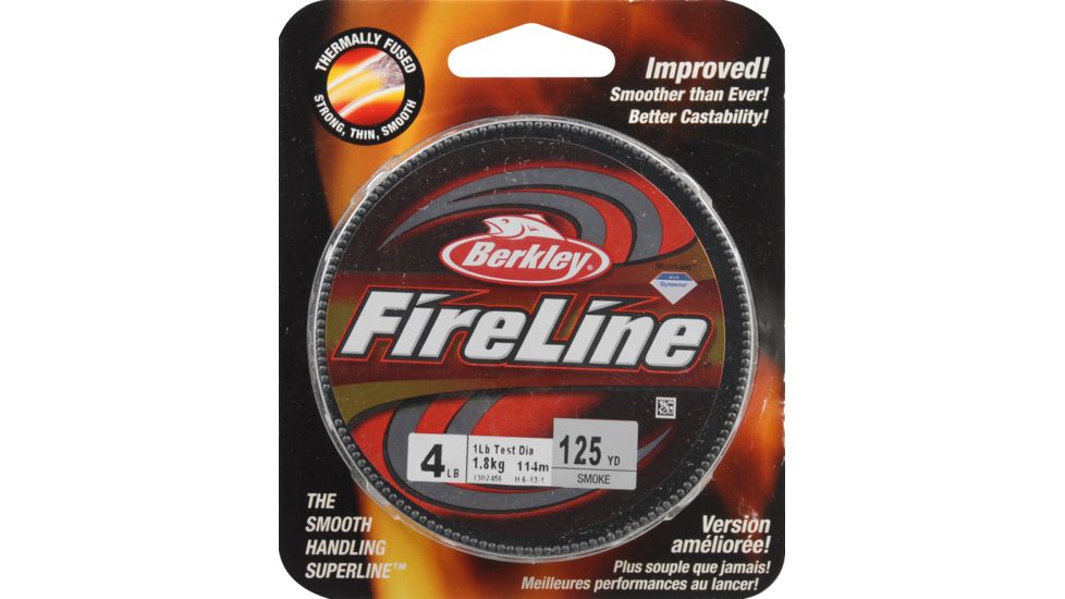 Berkley Fireline Fused Original Smoke 125 yd - 4lb Test Fishing Line 121450