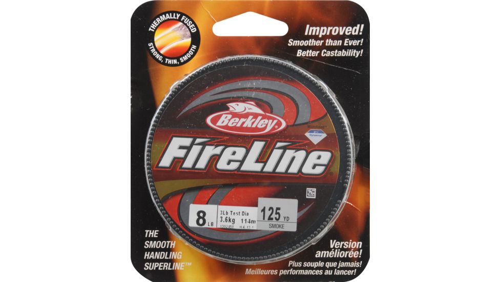 Berkley Fireline Fused Original Smoke 125 yd - 8lb Test Fishing Line 121452