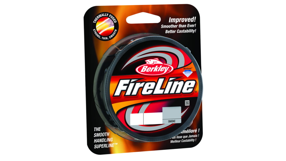 Berkley FireLine Fused Original Braided Line 30lb/12 125yd Filler Spool Smoke, BFLFS30-42