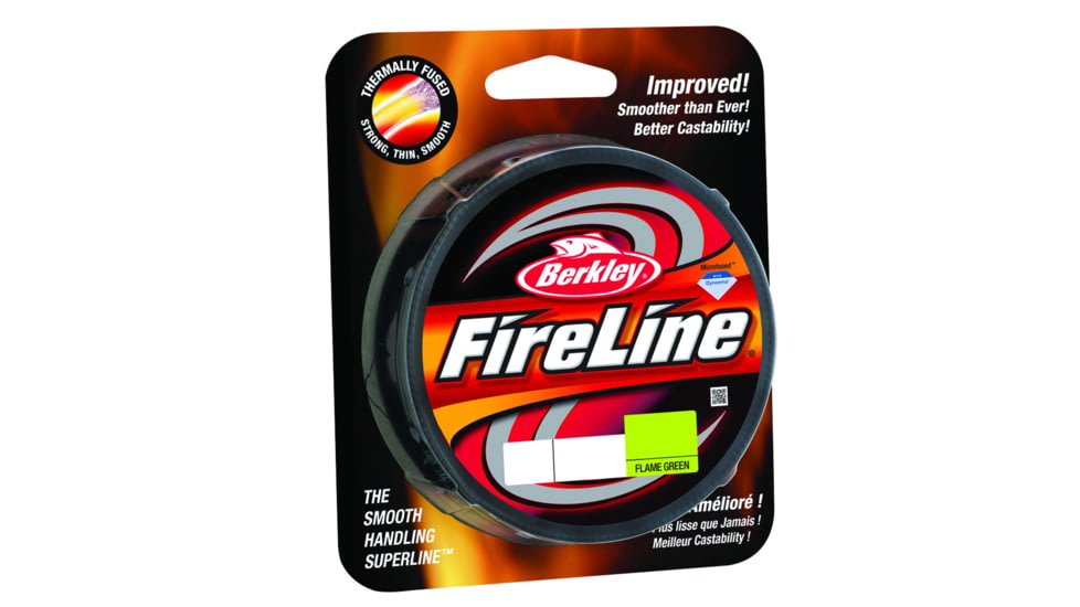 Berkley FireLine Fused Original Braided Line 8lb/3 125yd Filler Spool Flame Green, BFLFS8-GG