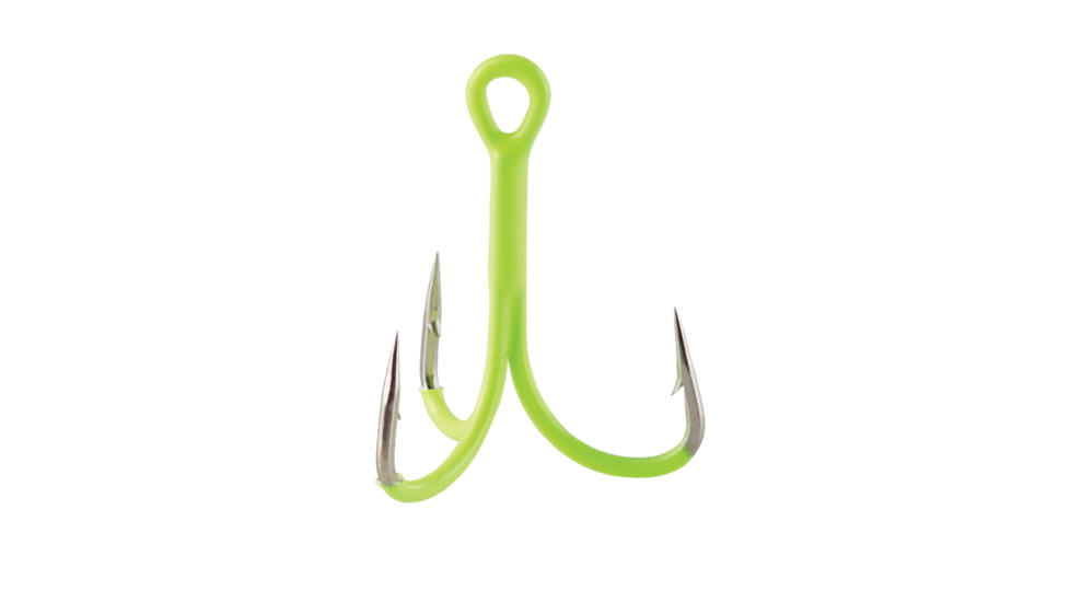 Berkley Fusion19 EWG Treble Hooks, 6, Chartreuse, FSN19EWGTR6-CH