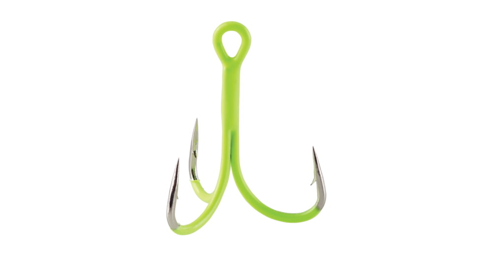 Berkley Fusion19 EWG Treble Hooks, 8, Chartreuse, FSN19EWGTR8-CH