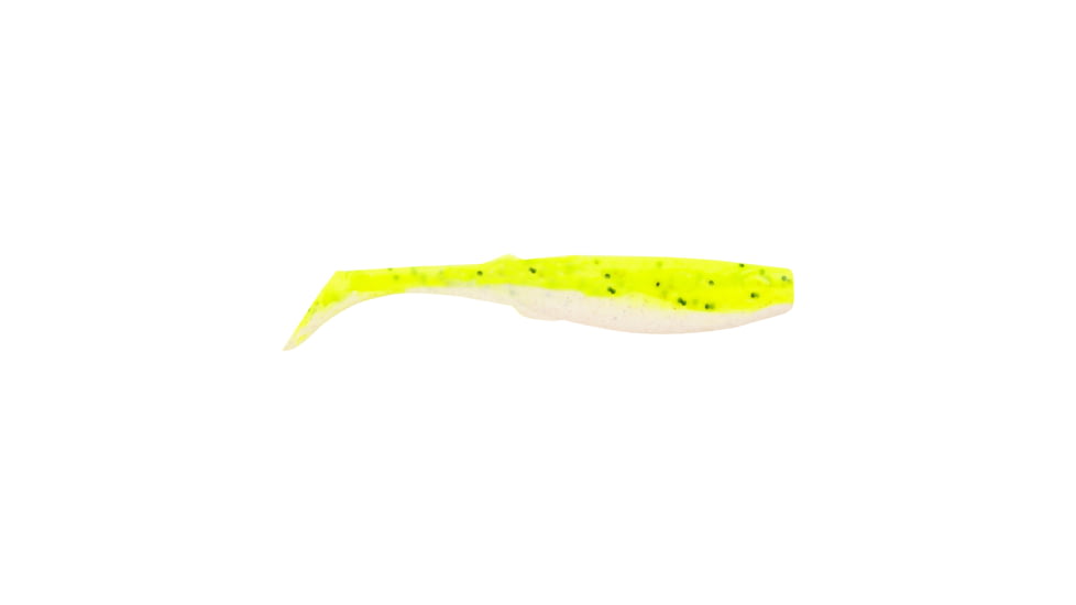 Berkley Gulp! Alive! Paddleshad Half Pint 3in, Chartreuse Pepper Neon, GASHPPS3-CPN