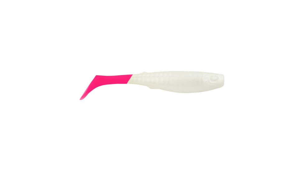 Berkley Gulp! Alive! Paddleshad Half Pint 4in, Pearl White/Pink, GASHPPS4-PWP