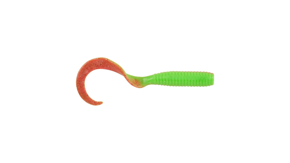 Berkley Gulp! Grub Soft Bait, 4in, Nuclear Chicken, 1545485