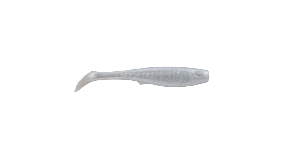 Berkley Gulp! Saltwater Paddleshad Soft Bait Lures, 4in, 4 Pack, Chrome, 1573122