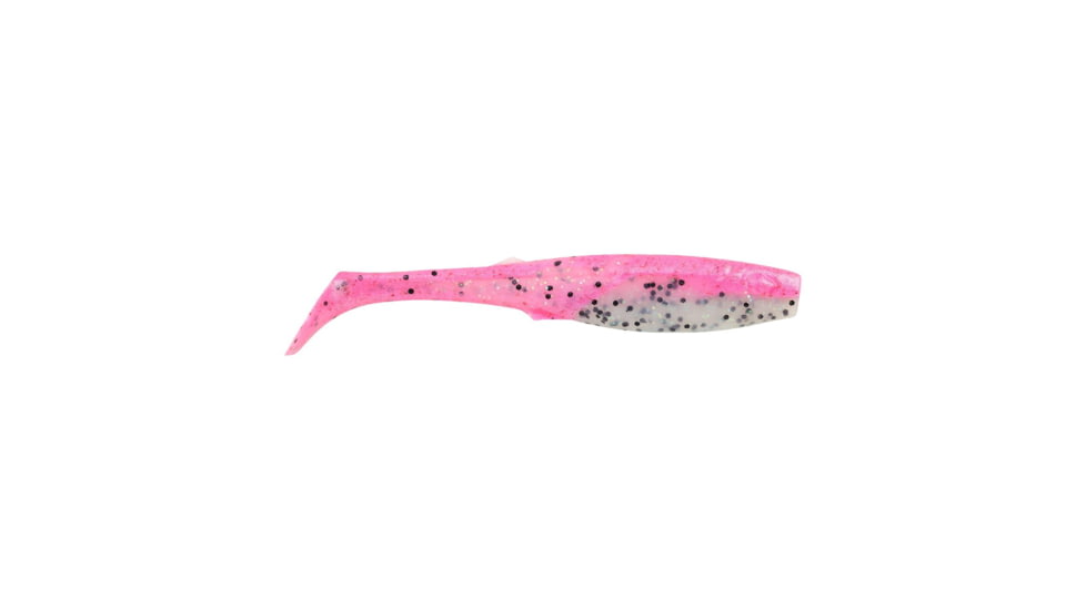 Berkley Gulp! Saltwater Paddleshad Soft Bait Lures, 6in, 3 Pack, Pink Belly Shrimp, 1527910