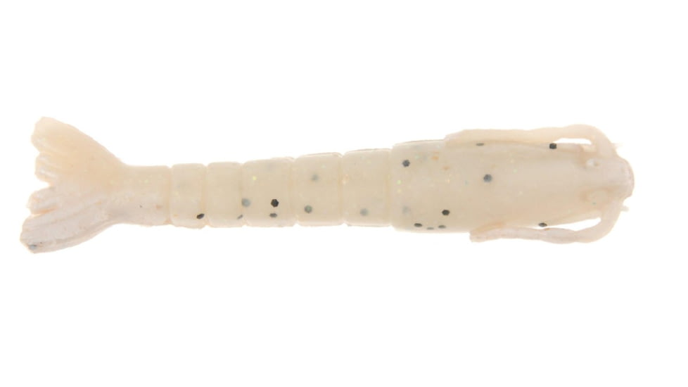 Berkley Gulp! Saltwater Shrimp Soft Bait, 3in, 6 Pack, Sugar and Spice Glow, 1130827