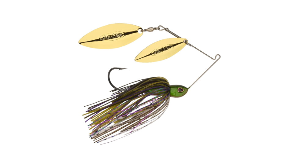 Berkley Power Blade Compact Double Williw Spinnerbait, 3/4oz, Bama Bream/Gold + Gold, 1570671