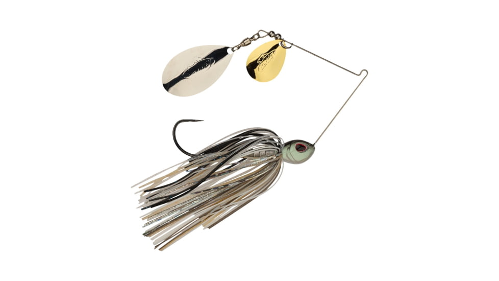 Berkley Power Blade Standard Colorado/Indiana Spinnerbait, 1/2oz, Shad Spawn/Gold + Silver, 1570532