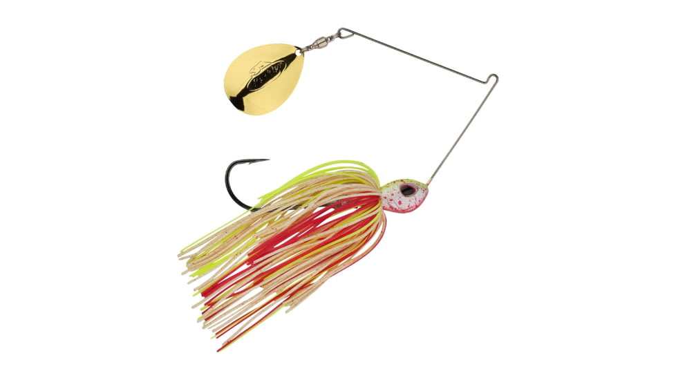 Berkley Power Blade Standard Colorado Spinnerbait, 1/2oz, Hot Slaw/Gold, 1570460