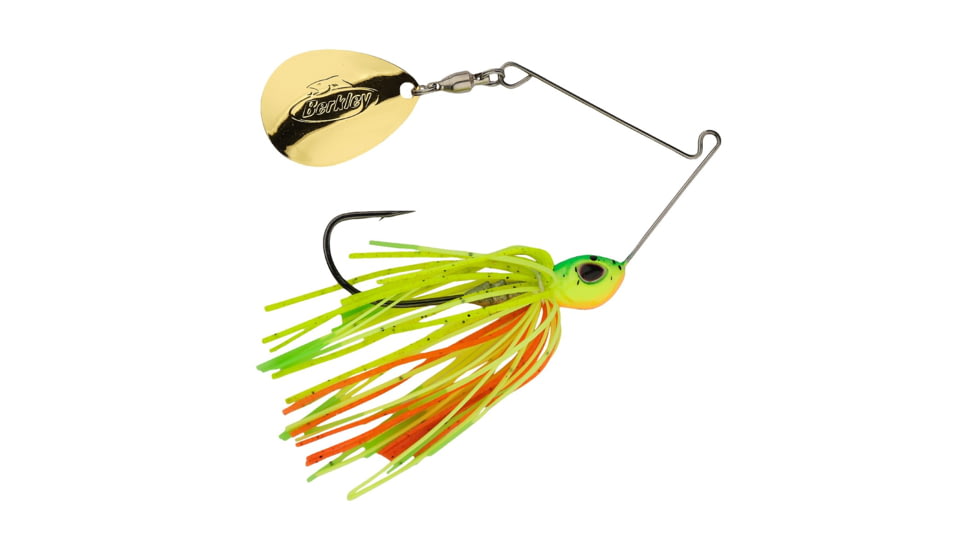 Berkley Power Blade Standard Colorado Spinnerbait, 3/16oz, Firetiger/Gold, 1570439