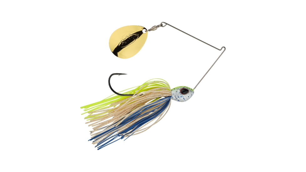 Berkley Power Blade Standard Colorado Spinnerbait, 3/4oz, Old School/Gold, 1570465