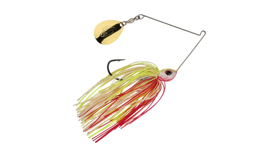 Berkley Power Blade Standard Colorado Spinnerbait, 3/8oz, Hot Slaw/Gold, 1570451