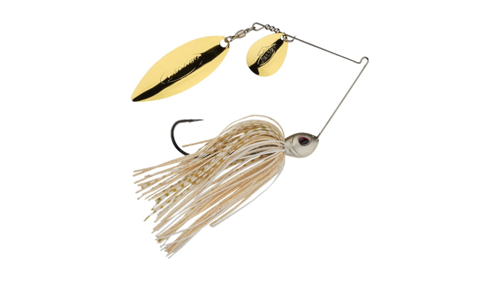 Berkley Power Blade Standard Colorado/Willow Spinnerbait, 1/2oz, Crypto/Gold + Gold, 1570506