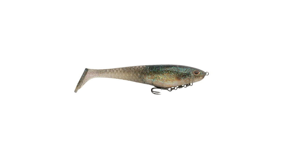 Berkley PowerBait CullShad Soft Bait Lures, 6in, 1 Pack, Electric Shad, 1598196