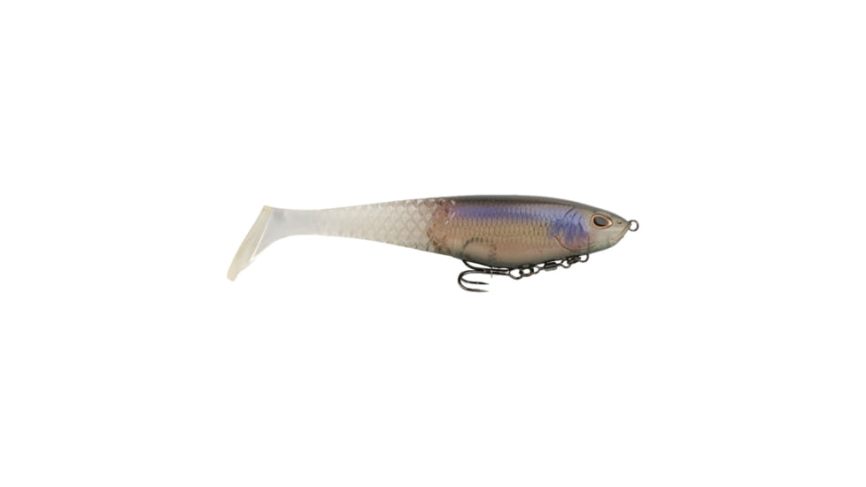 Berkley PowerBait CullShad Soft Bait Lures, 8in, 1 Pack, Ghost Morning Dawn, 1598204