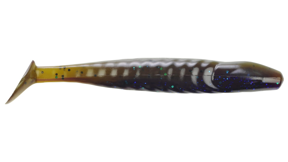 Berkley PowerBait Grass Pig 5in Body &amp; tail design creates a wiggle, Versatile swim bait, 6ct. Bama Bug, PBCGP5-BBU