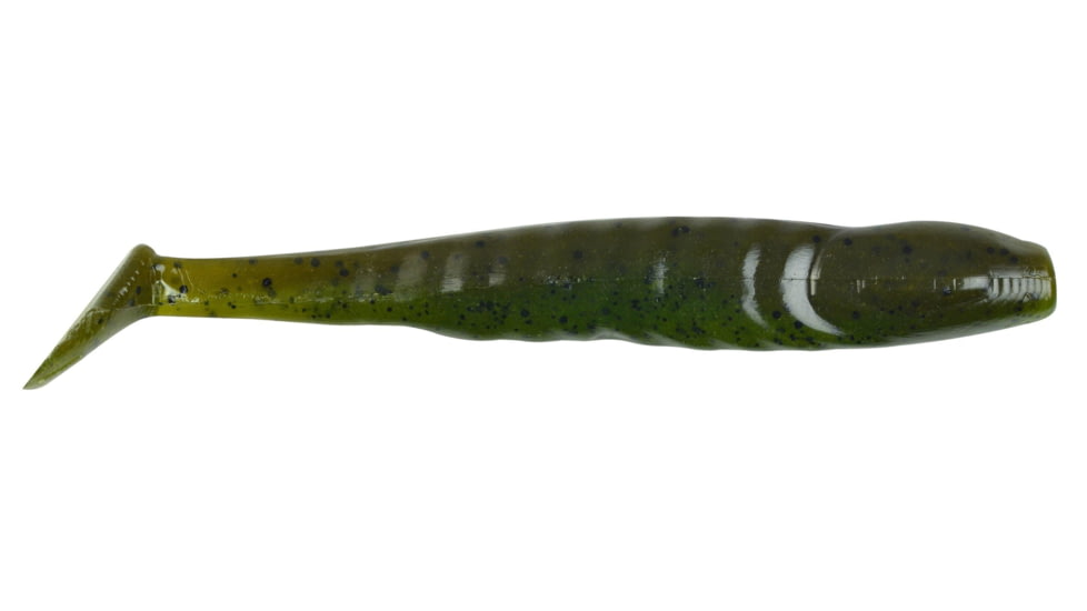 Berkley PowerBait Grass Pig Soft Bait, 3 1/2in / 9cm, Green Pumpkin/Watermelon, PBGP3.5-GPW