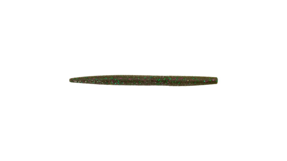 Berkley PowerBait Maxscent The General Soft Bait, 4in, 10 Pack, Green Pumpkin Party, 1482199
