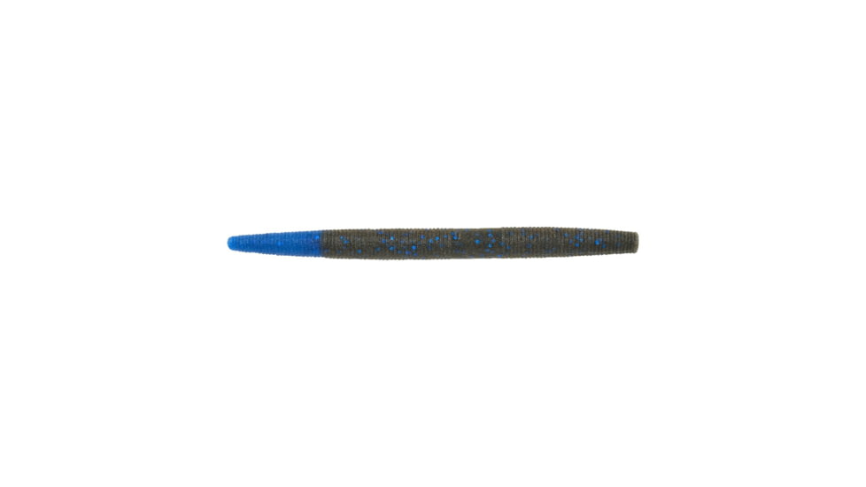 Berkley PowerBait Maxscent The General Soft Bait, 5in, 8 Pack, Black Blue Fleck/Blue, 1520722