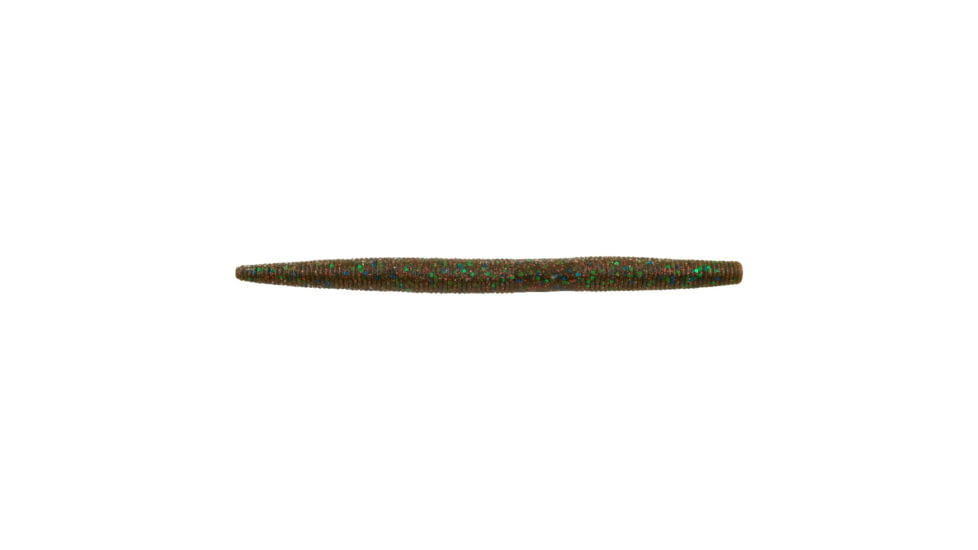 Berkley PowerBait Maxscent The General Soft Bait, 5in, 8 Pack, Green Pumpkin Candy Red, 1436793