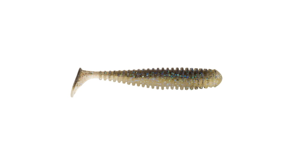 Berkley PowerBait Power Swimmer Swimbaits, 3.3in, 8 Pack, Electric Shad, 1523410