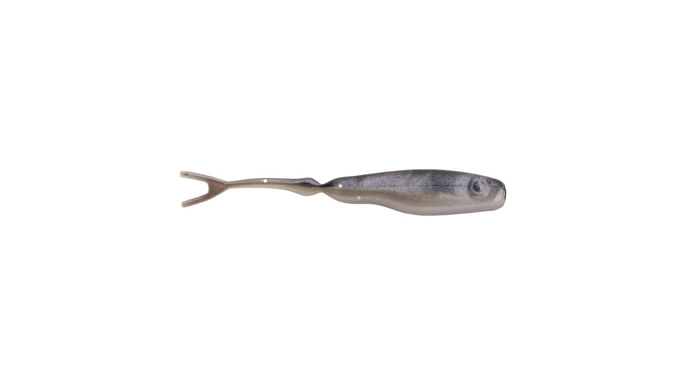 Berkley PowerBait Snake-Tongue Minnow Soft Bait, 1 1/2in / 4cm, Black Shad, PBHSNT1.5-BS