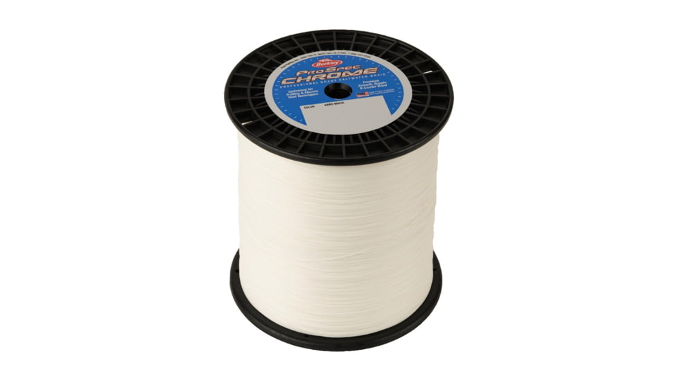 Berkley ProSpec Chrome Premium Braid Line, 100lb 3000yd, Cabo White, 0.020 in/0.50 mm, 1621866
