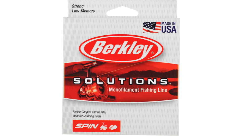 Berkley Solutions Spinning Monofilament 250 Yards, Green Mist, 10 lb 178260
