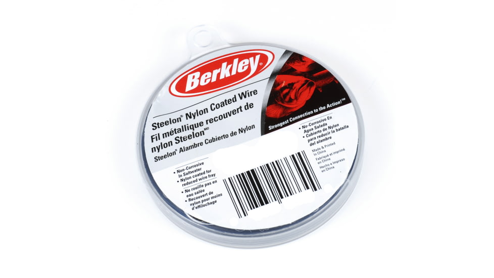 Berkley Steelon Nylon Coated Wire 30' 60# Black, D60BL