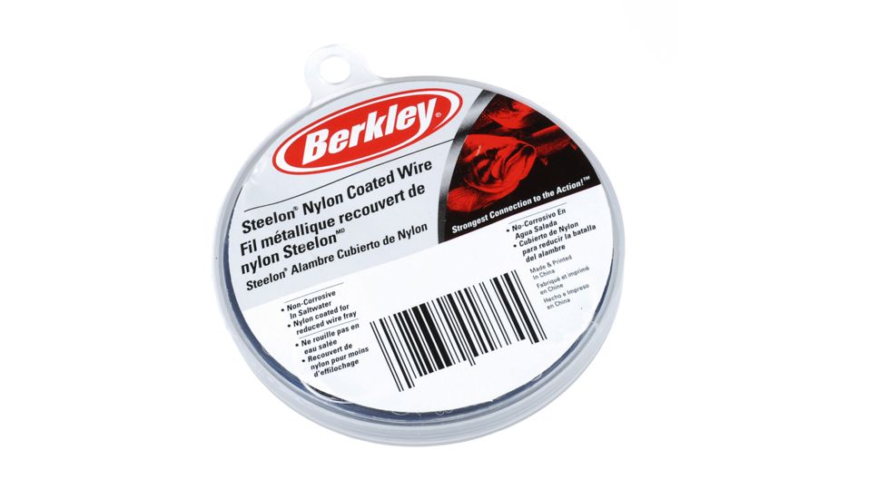 Berkley Steelon Nylon Coated Wire Black, 30 lb, 30 ft 176118