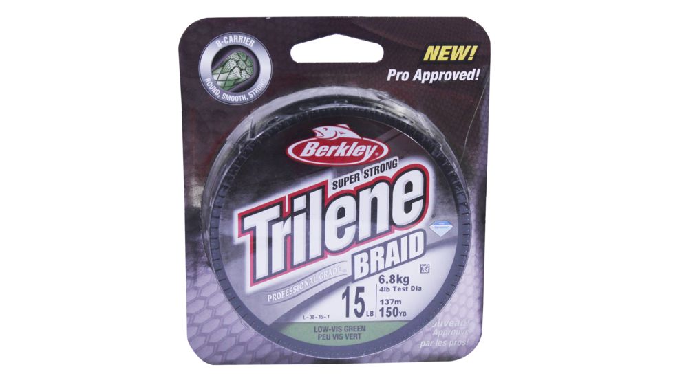 Berkley TBFS15-22 TrileneBrd LowVisGrn 15lb 150yd 1294747