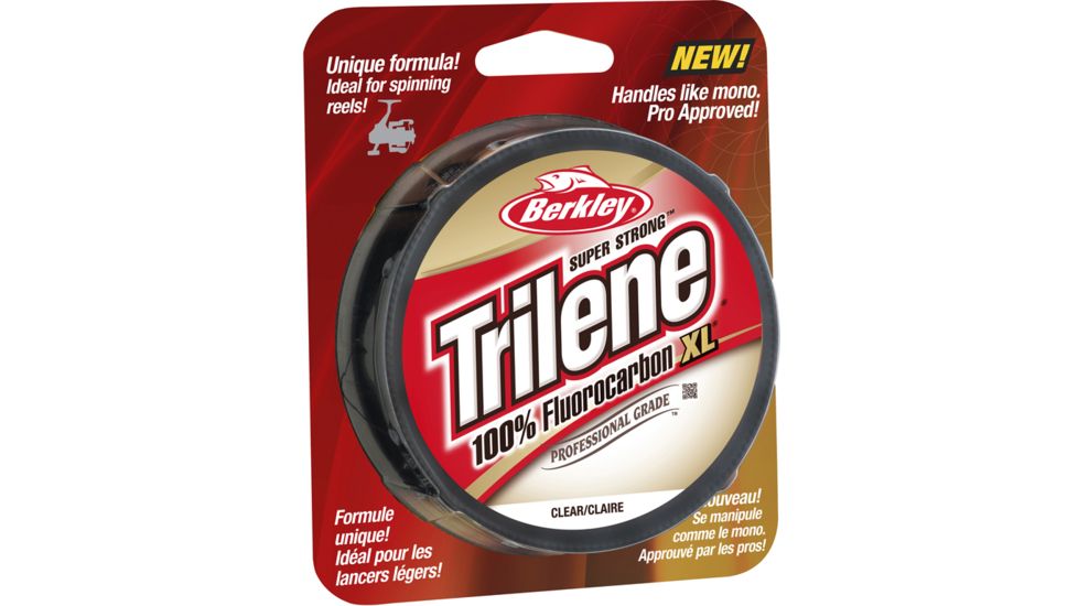 Berkley Trilene Fluorocarbon XL Professional Grade Filler Spool Line, 10 lb, 200 Yards, Clear 178533