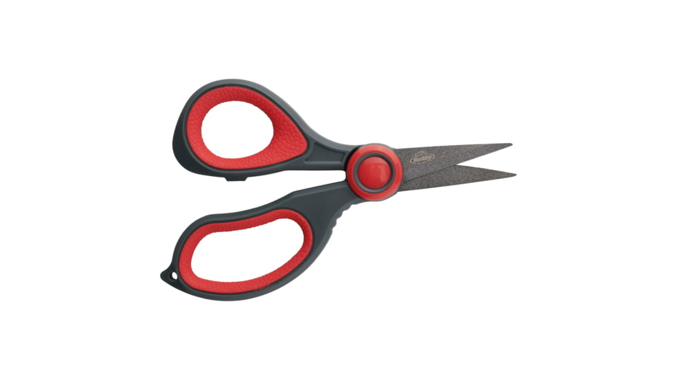 Berkley XCD Scissors, 5.5in, Grey/Red 1546006