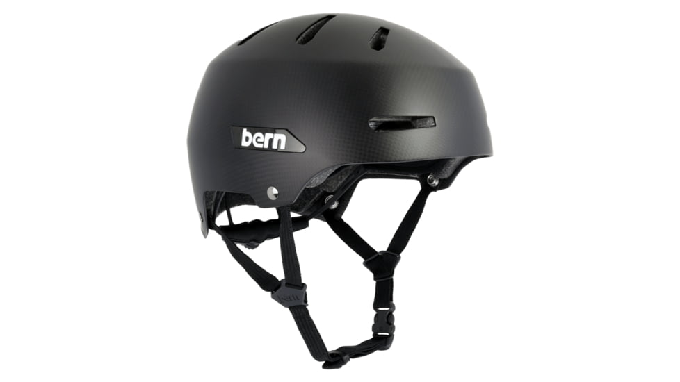Bern Helmets Macon 2.0 Carbon Fiber DVRT Bike Helmet, BM37S23SBK1