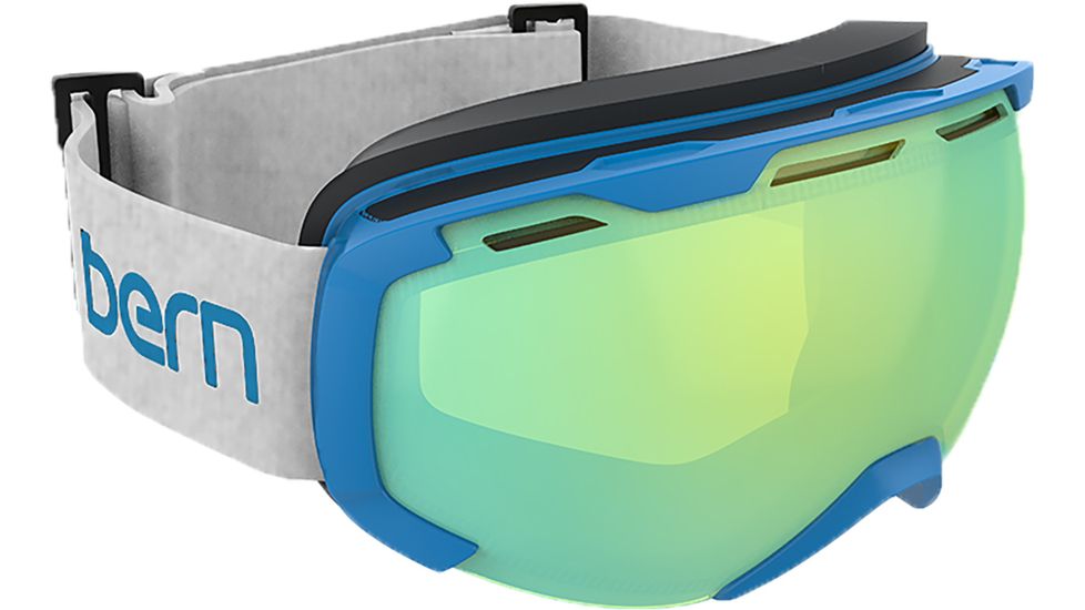 Bern Scout Goggles-White-Yellow/Blue Light Mirror