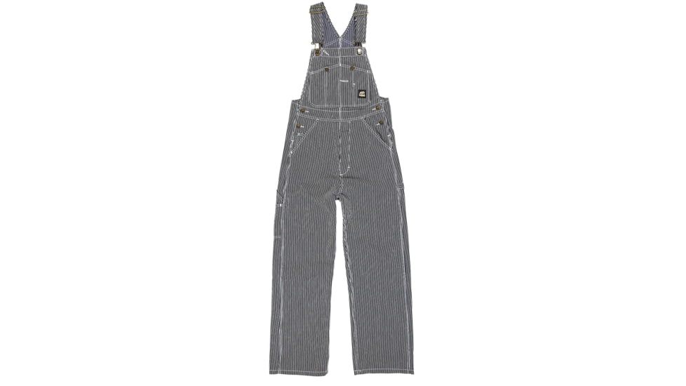 Berne Boiler Unlined Bib Overall - Mens, Hickory Stripe, 54X30, B1214HSS540