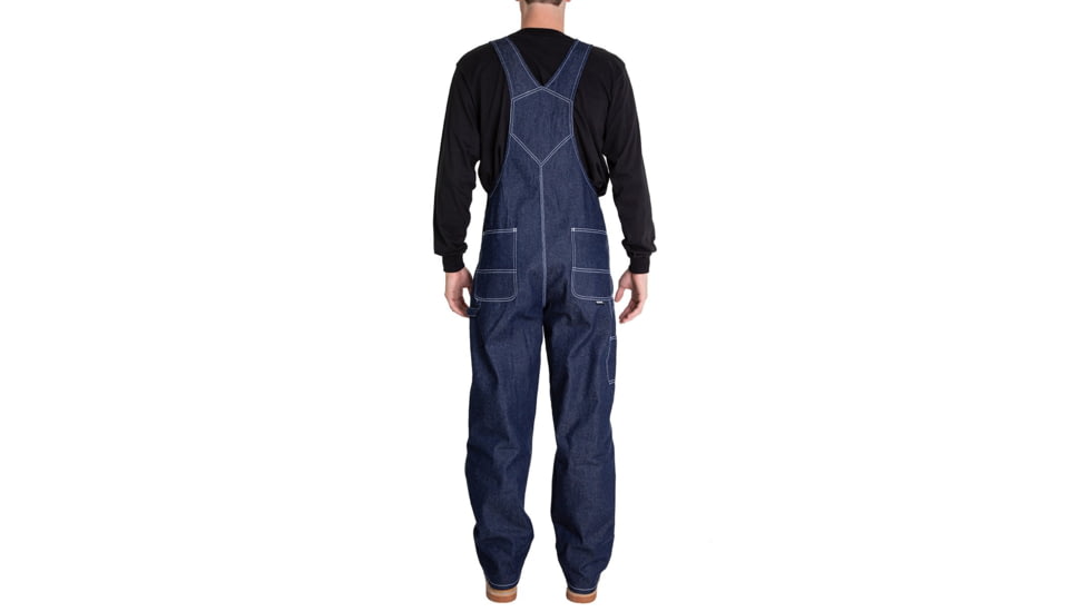 Berne Boulder Unlined Bib Overall - Mens, Denim, 54X30, B1212DNS540
