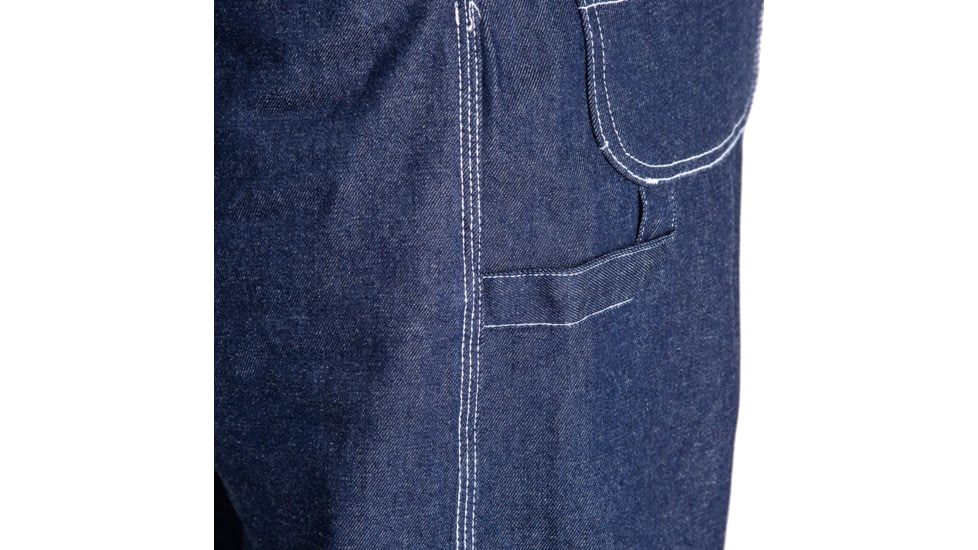 Berne Boulder Unlined Bib Overall - Mens, Denim, 54X30, B1212DNS540