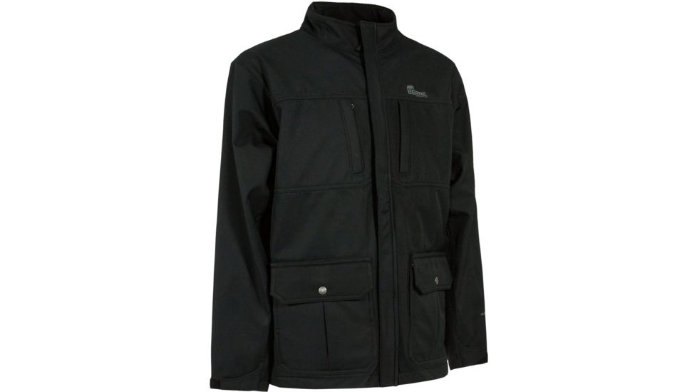 Berne Concealed Carry Echo Zero Eight Softshell - Mens, Black, Large, Tall, 92021353067