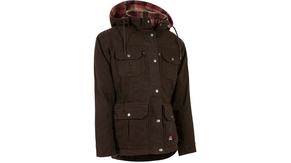 Berne Concealed Carry Ladies Lima One Three Jacket - Women's, Dark Brown, Extra Large, Regular, 92021333793