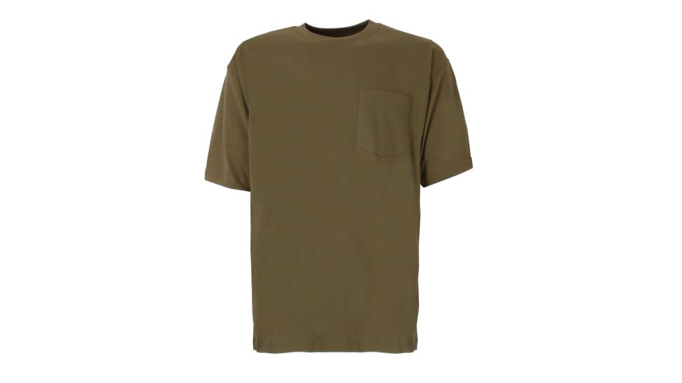 Berne Heavyweight Pocket Tee - Mens, Light Olive, Extra Large BSM16LOVR480