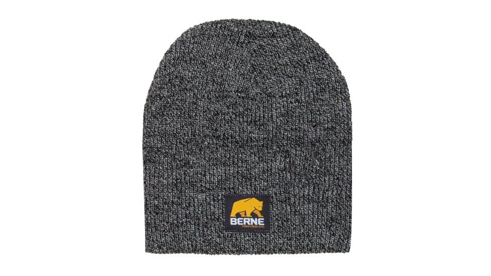 Berne Heritage Knit Beanie - Unisex, Black White, OSFA, H149BW400