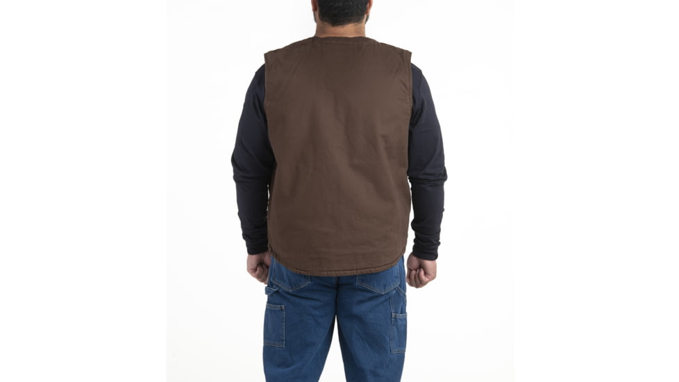 Berne High Country V-Neck Vest - Mens, Bark, 5XL, VW531BBR640