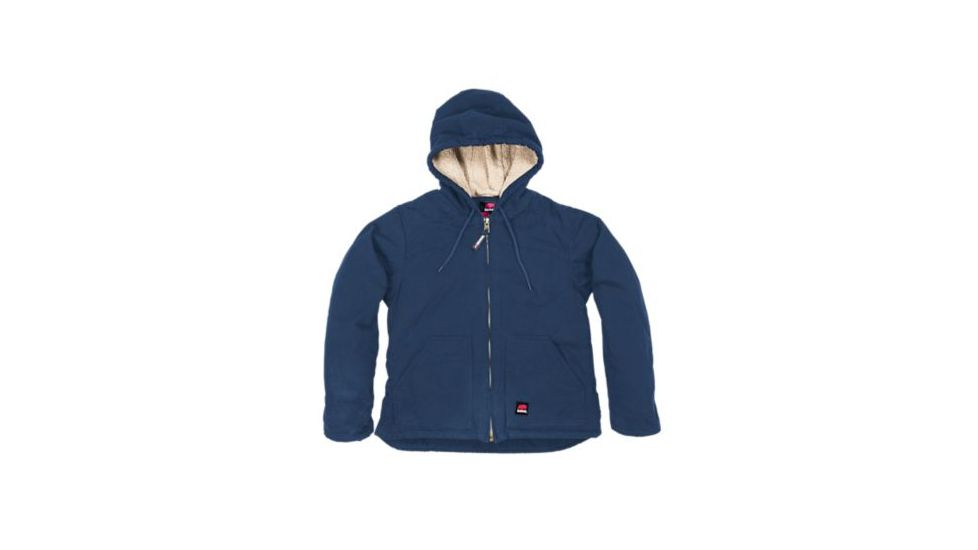 Berne Washed Hooded Coat - Women's, Deep Ocean, Large, Tall, 92021397948